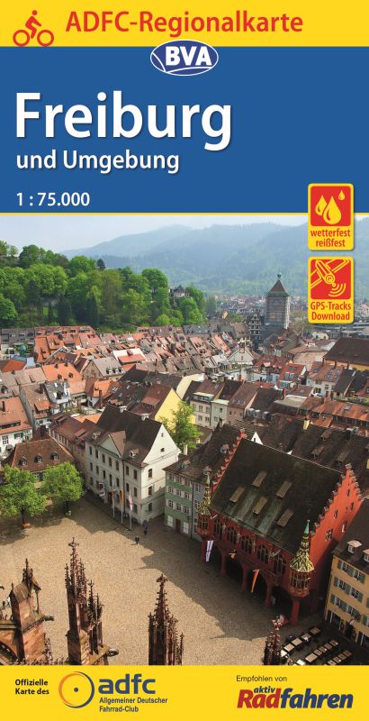 BVA-ADFC Regionalkarte Freiburg und Umgebung 1:75.000