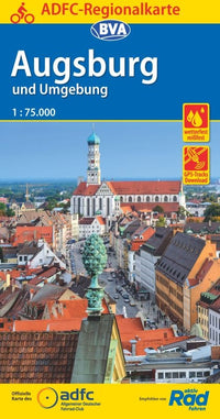 BVA-ADFC Regional Map Augsburg and Environment 1:75,000 (2019)