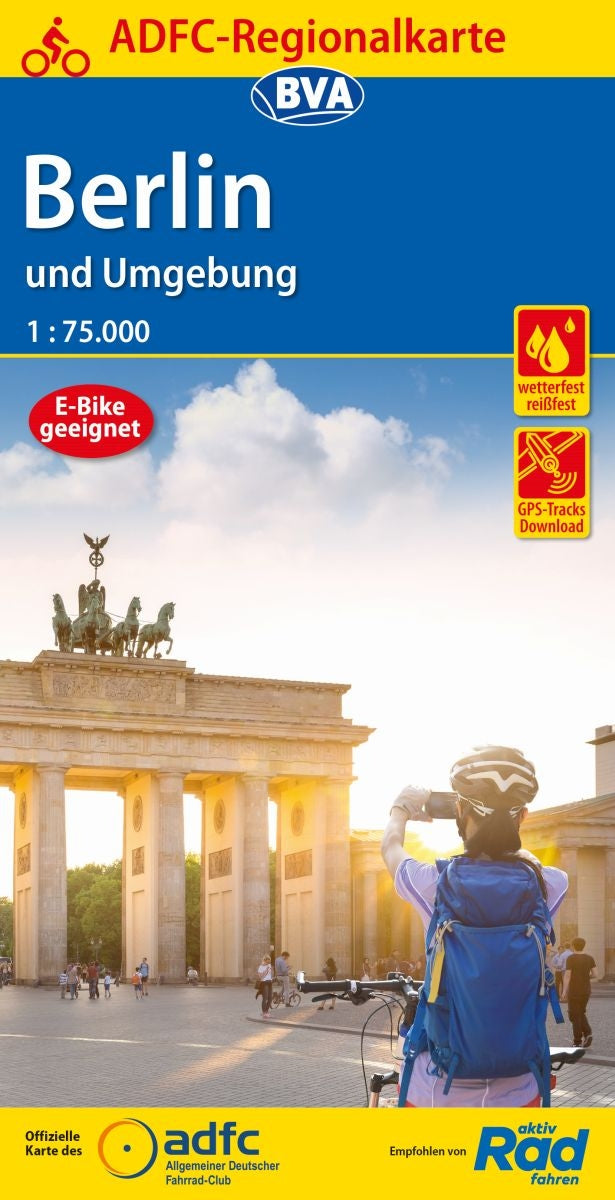 BVA-ADFC Regionalkarte Berlin und Umgebung 1:75.000