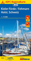 Bicycle map BVA/ADFC Regionalkarte Kieler Fjörde/Fehmarn 1:75,000 (4.A 2018)