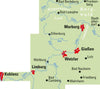 Cycling map ADFC-Regionalkarte Lahntal 1:75,000