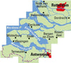Cycling map ADFC Zealand Rotterdam 1:75,000