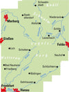 BVA-ADFC Regionalkarte Vogelsberg/Wetterau 1:75,000 (2021 4.A)