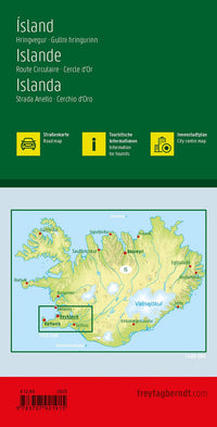 Tourist map Iceland-Iceland 1:400,000