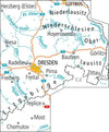 Cycling map ADFC Radtourenkarte 14 Lausitz - Östliches Erzgebirge 1:150,000 (2019)