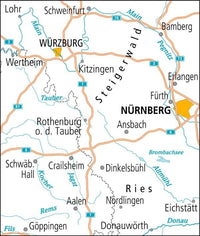 Fietskaart ADFC Radtourenkarte 21 Mainfranken - Taubertal 1:150.000