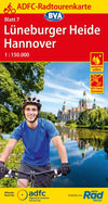 Fietskaart ADFC Radtourenkarte 7 LÃ¼neburger Heide - Hannover 1:150.000