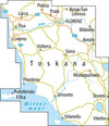 Cycling map ADFC Radtourenkarte Toskana 1:150,000 (2023)