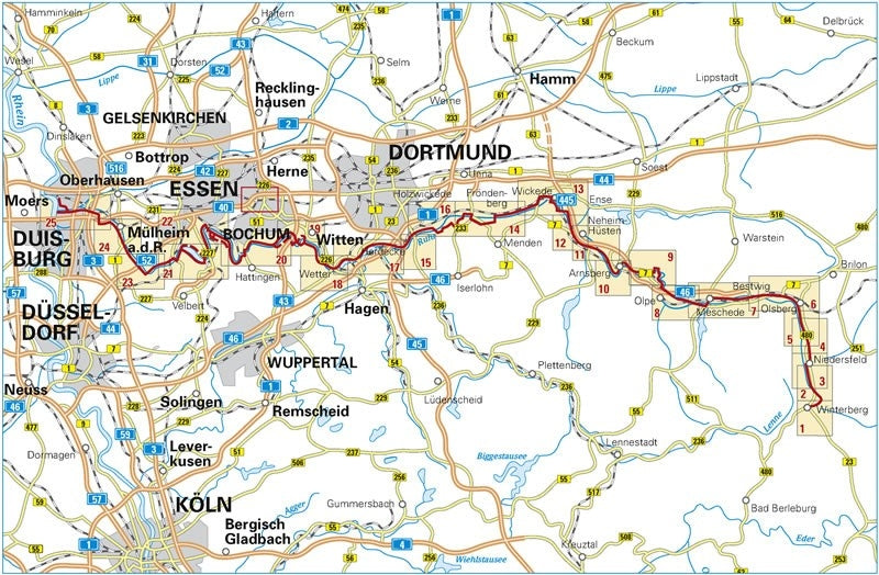Cycling guide Ruhrtalradweg (2021)