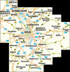 Cycling map BVA-Radwanderkarte Rad Region Rheinland 1:100,000