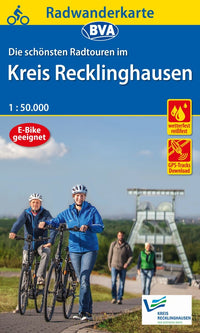 BVA Cycling map Kreis Recklinghausen 1:50,000
