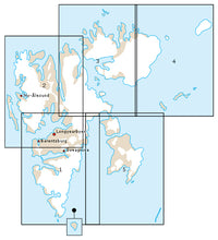 Svalbard SÃ¸rvest 1:250.000 (Blad 1)