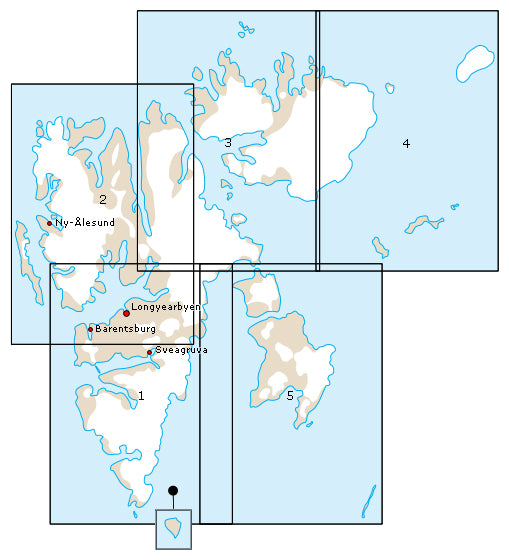 Svalbard Nordvest 1:250,000 (Sheet 2)