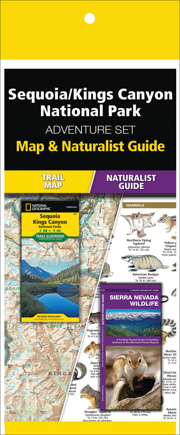 Sequoia/Kings Canyon National Park Adventure Set (Map & Naturalist Guide)