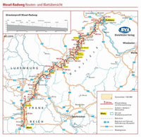 Fietsgids Mosel-Radweg 1:50.000