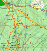 Wandelkaart en Gids: Via degli Dei