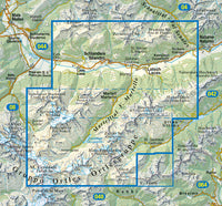 Hiking map Dolomiten Blad 045 Latsch-Martell-Schlanders / Laces-Val Martello-Silandro (GPS)
