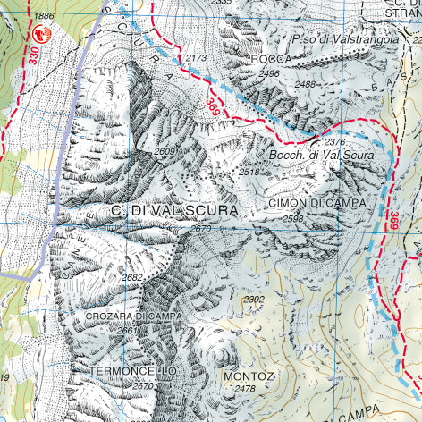 Wandel- fietskaart &nbsp;Altopiano della Paganella Val d'Adige - Trento  Blad 067 / 1:25.000