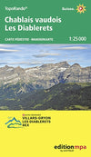 TopoRando Chablais vaudois / Les Diablerets 1:25.000