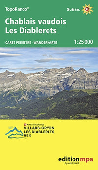TopoRando Chablais vaudois / Les Diablerets 1:25.000