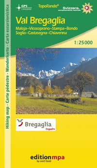 TopoRando Val Bregaglia/Bergell Tal 1:25,000