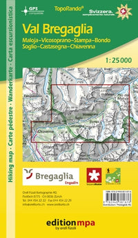TopoRando Val Bregaglia/Bergell Tal 1:25,000