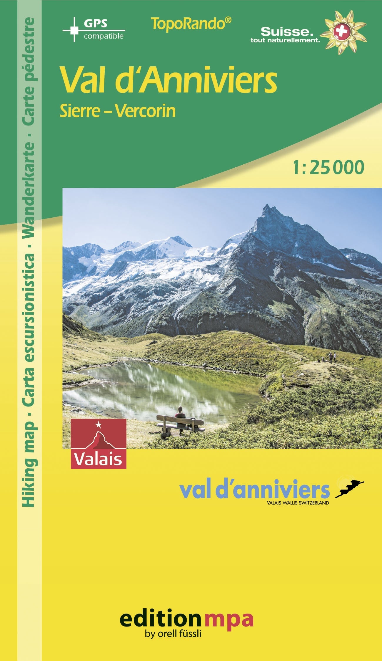 TopoRando Val d'Anniviers 1:25.000