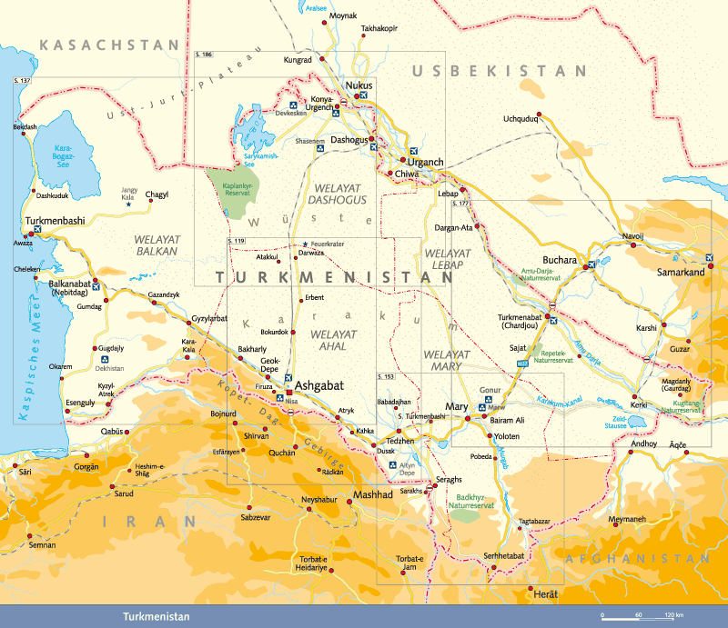 Reisgids Turkmenistan 3.A 2019