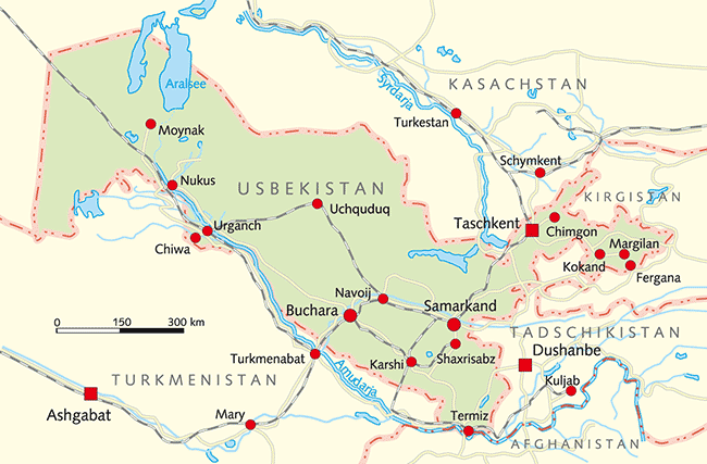Travel guide Usbekistan 14.A 2024