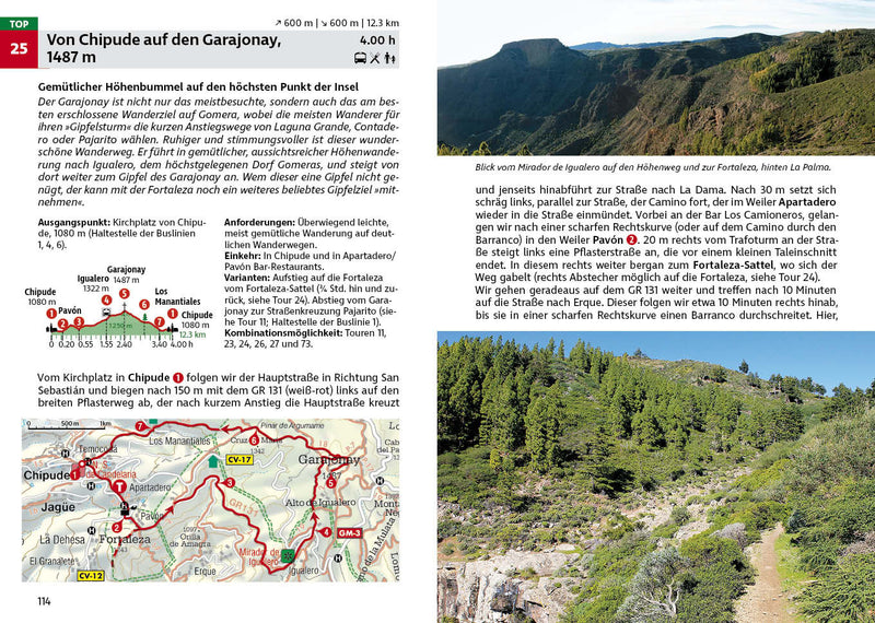 Wandelgids-Rother La Gomera - 73 Touren (21.A 2025)