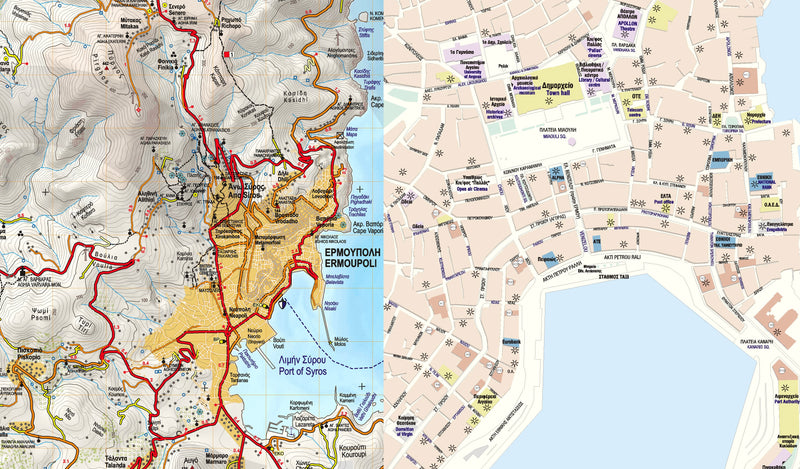 Wandelkaart Hike & Explore Syros 1:25.000 (10.22)