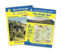 Wandelkaart en Gids: Via degli Dei